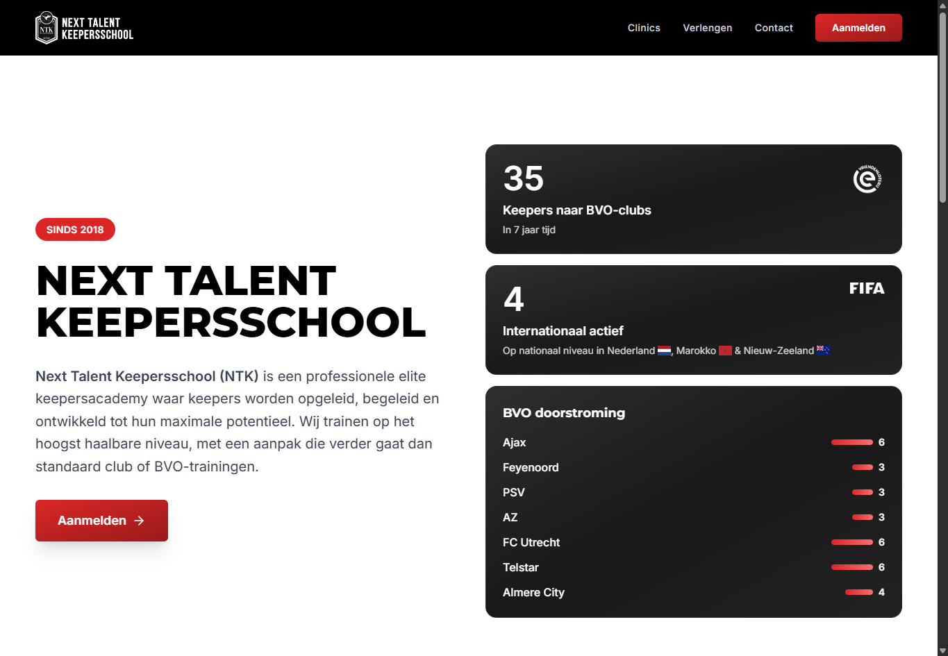 Next Talent Keepersschool
